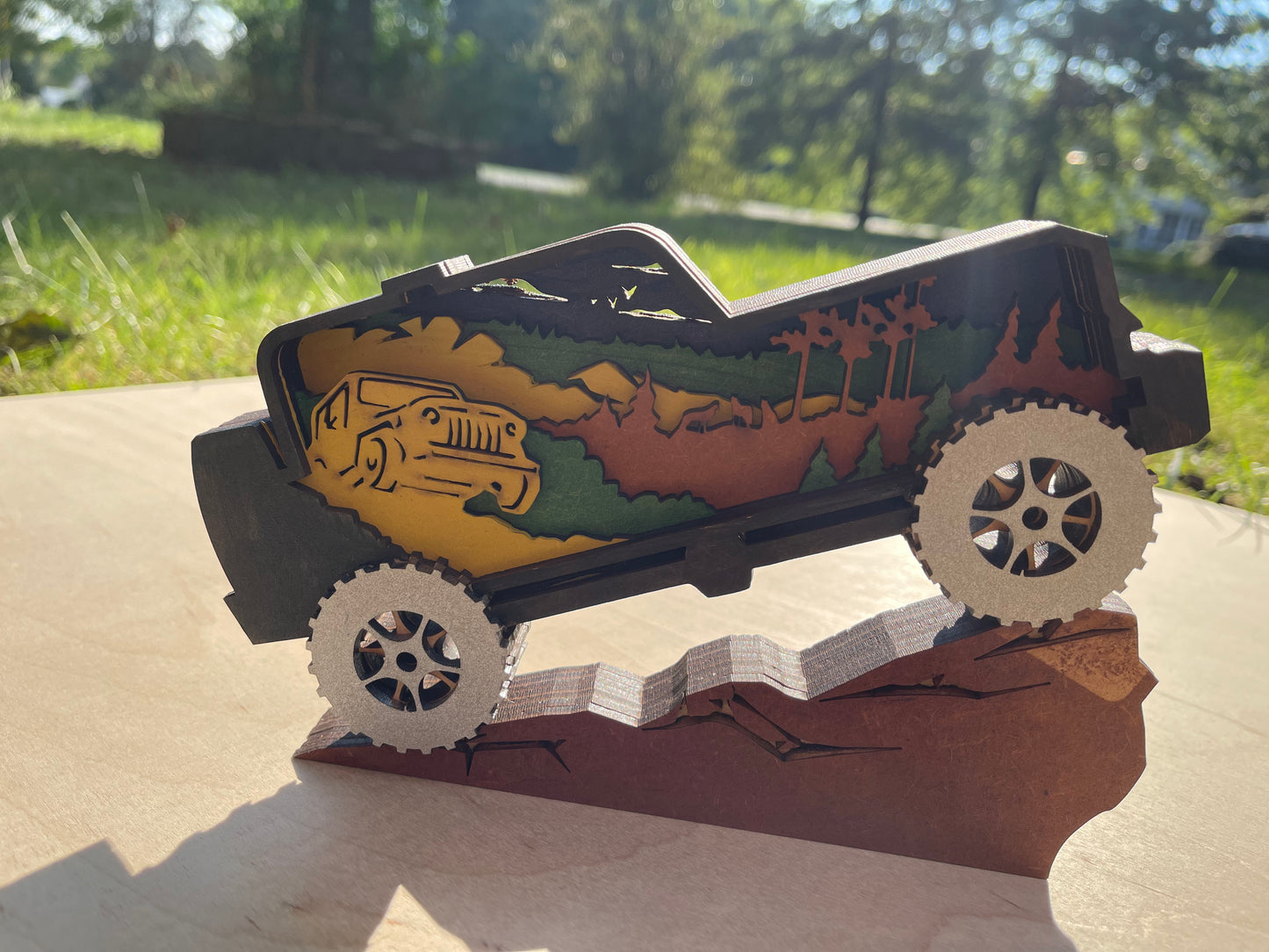 Custom Jeep Handpainted